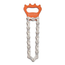 This bottle opener made out of recycled bike parts can be quite the conversation piece ($10)